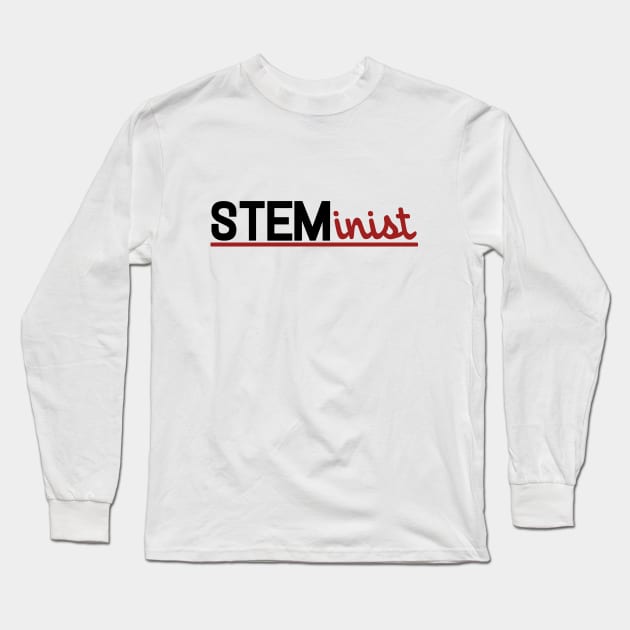 STEMinist Long Sleeve T-Shirt by bubbsnugg